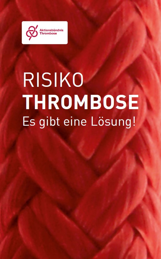 Infoflyer Risiko Thrombose