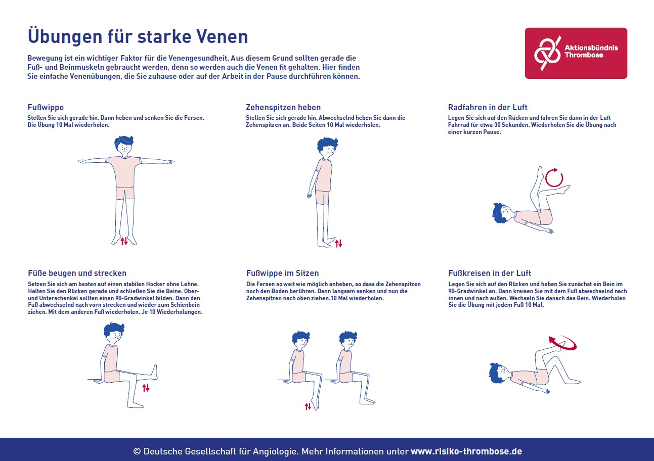 Venenübungen